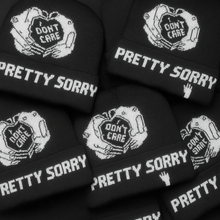 Load image into Gallery viewer, Pretty sorry idc beanies
